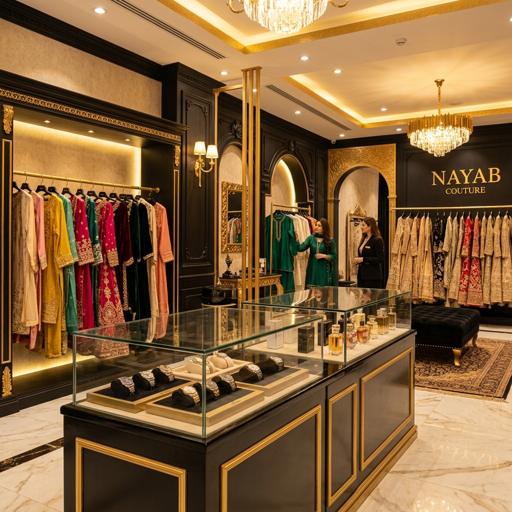 Inside Al-Tayyab Fabrics Store Hangu